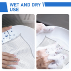 🔥Reusable Diamond WeaveScrubber Cloths - Tough onStains, Gentle on Surfaces