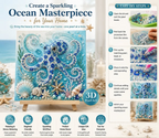🔥 Last Day 50% OFF - 🌊✨ Ocean Theme Pearl Art DIY Kit – Relaxing DIY Craft to Create Stunning Coastal Artwork
