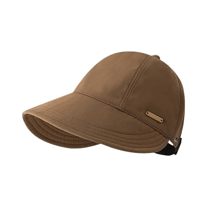 👒🔥Flattering Wide Brim Sun Hat for Women – UPF 50+ Face-Framing Visor Cap for Beach, Travel & Outdoor Wear