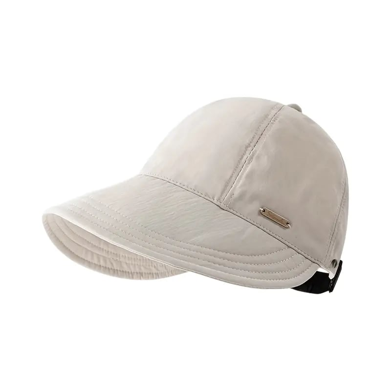 👒🔥Flattering Wide Brim Sun Hat for Women – UPF 50+ Face-Framing Visor Cap for Beach, Travel & Outdoor Wear