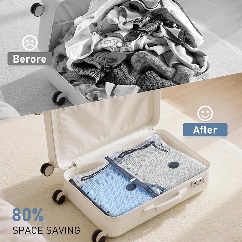🎁 Mother's Day Sale 49% OFF - Cordless Travel Vacuum Storage Compression Bag Set