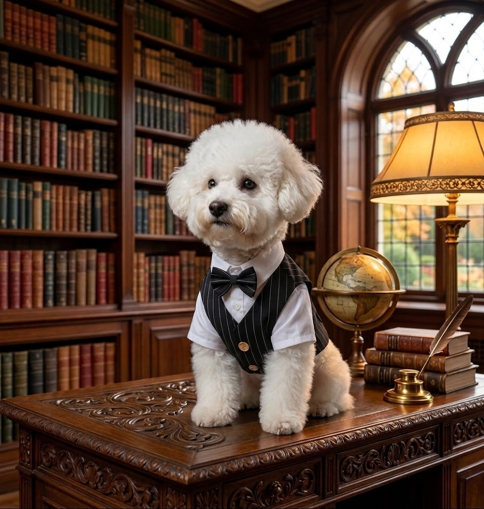 Sophisticated Striped Pet Formal Suit Set