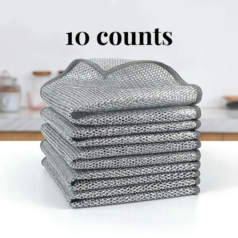 🔥Reusable Diamond WeaveScrubber Cloths - Tough onStains, Gentle on Surfaces