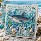 🔥 Last Day 50% OFF - 🌊✨ Ocean Theme Pearl Art DIY Kit – Relaxing DIY Craft to Create Stunning Coastal Artwork