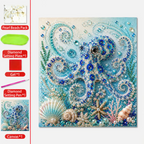 🔥 Last Day 50% OFF - 🌊✨ Ocean Theme Pearl Art DIY Kit – Relaxing DIY Craft to Create Stunning Coastal Artwork