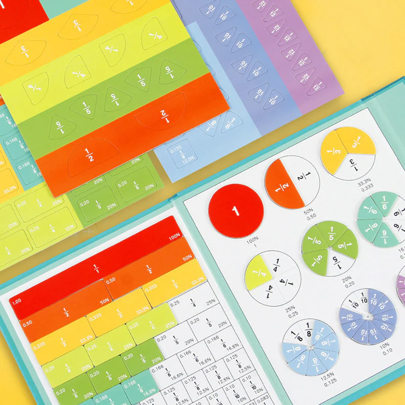 ⚡ 50K+ Sold 🔥 Selling Fast – Magnetic Fraction Educational Puzzle