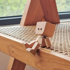 ⚡50K+ Sold🔥Selling Fast – Shaking Feet Wooden Doll - Sways with 12 Pcs Magnetic Expressions