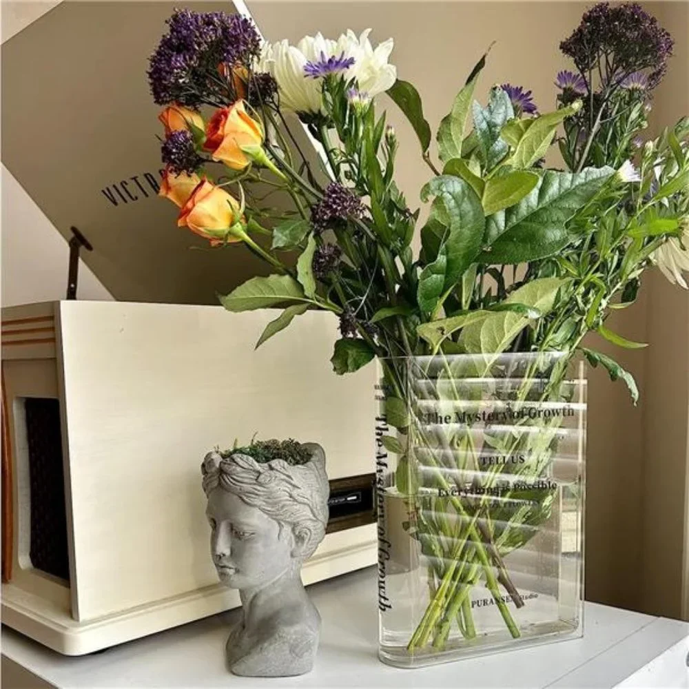 🔥LAST DAY 49% OFF - Books About Flowers | Book Vase