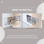 🔥Hingesaver Stainless Steel Cabinet Hinge Repair Kit