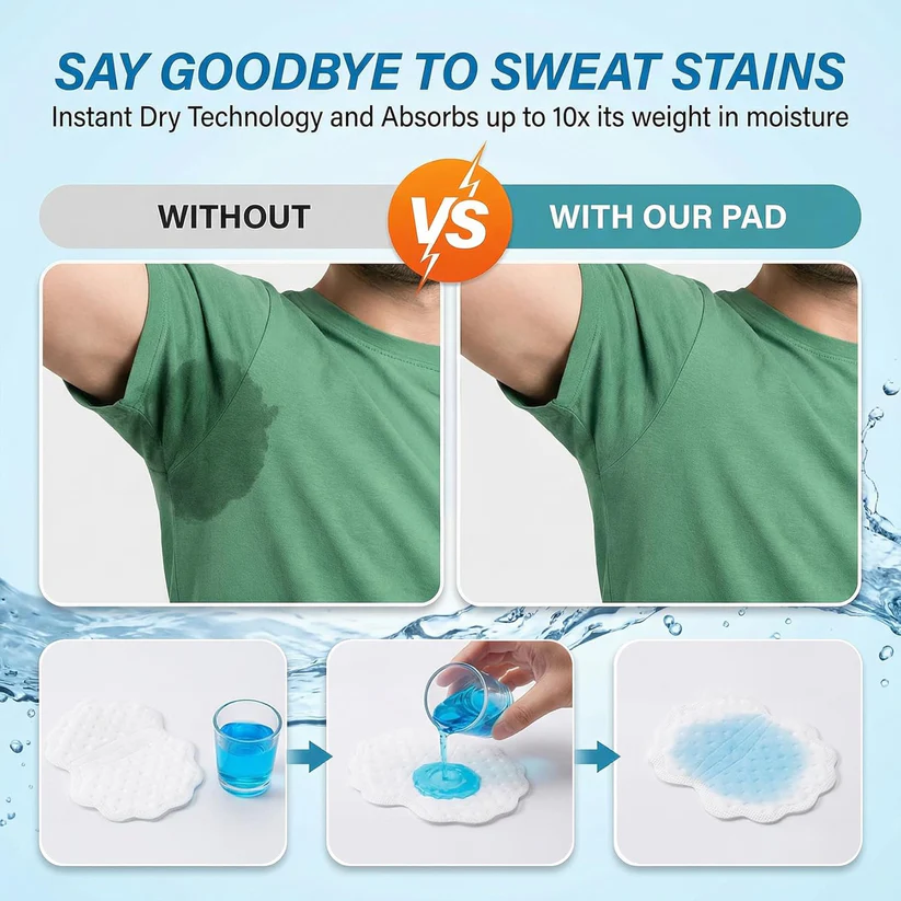 💥LAST DAY SALE 50%OFF - Premium Underarm Sweat Pads – All-Day Protection