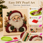 💥 Last Day 50% OFF – 👻✨ Halloween Pearl Art DIY Kit – Turn Tiny Pearls into Spooky-Cute Magic