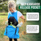 ✨Cross Back Gardening Apron With Deep Kangaroo Release Pockets