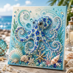 🔥 Last Day 50% OFF - 🌊✨ Ocean Theme Pearl Art DIY Kit – Relaxing DIY Craft to Create Stunning Coastal Artwork