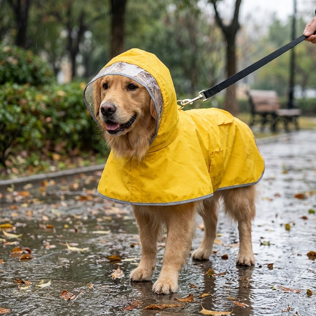 Professional All-Weather Pet Raincoat