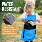 ✨Cross Back Gardening Apron With Deep Kangaroo Release Pockets