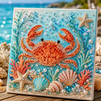 🔥 Last Day 50% OFF - 🌊✨ Ocean Theme Pearl Art DIY Kit – Relaxing DIY Craft to Create Stunning Coastal Artwork