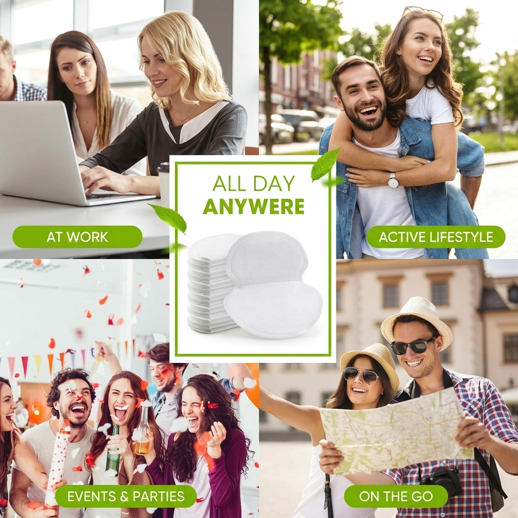 💥LAST DAY SALE 50%OFF - Premium Underarm Sweat Pads – All-Day Protection