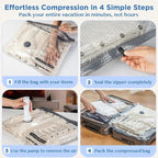 🎁 Mother's Day Sale 49% OFF - Cordless Travel Vacuum Storage Compression Bag Set