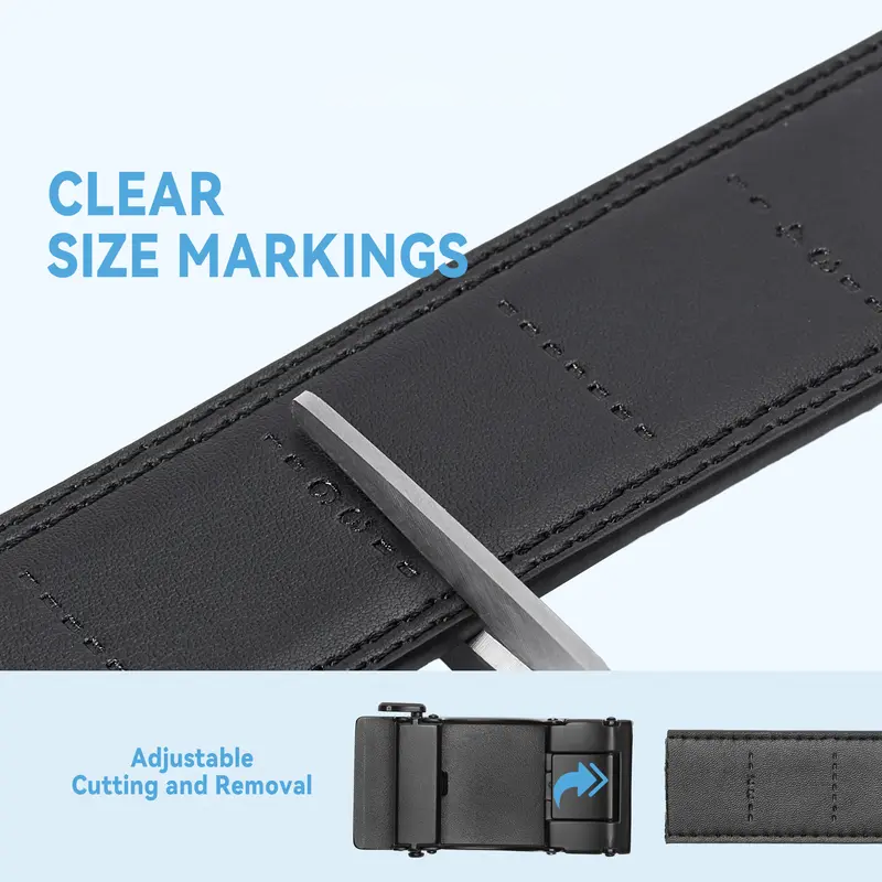🔥Father's Day Sale 49% OFF - 🎁Leather Ratchet Belt With Adjustable Buckle