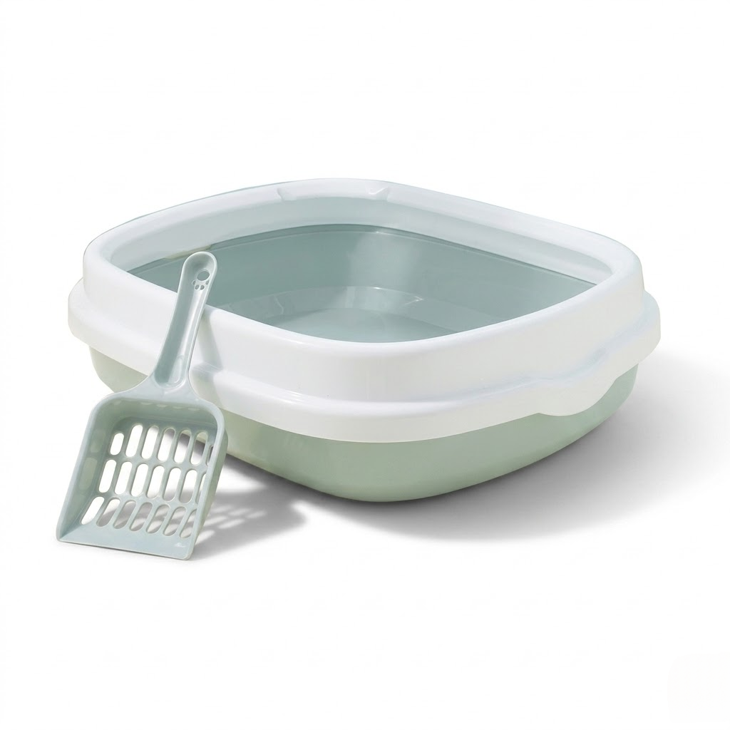 Anti-splash thickened cat litter box