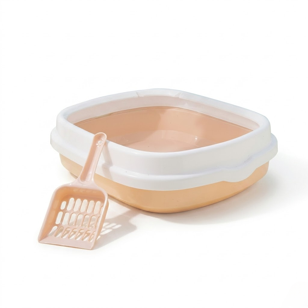 Anti-splash thickened cat litter box