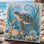 🔥 Last Day 50% OFF - 🌊✨ Ocean Theme Pearl Art DIY Kit – Relaxing DIY Craft to Create Stunning Coastal Artwork