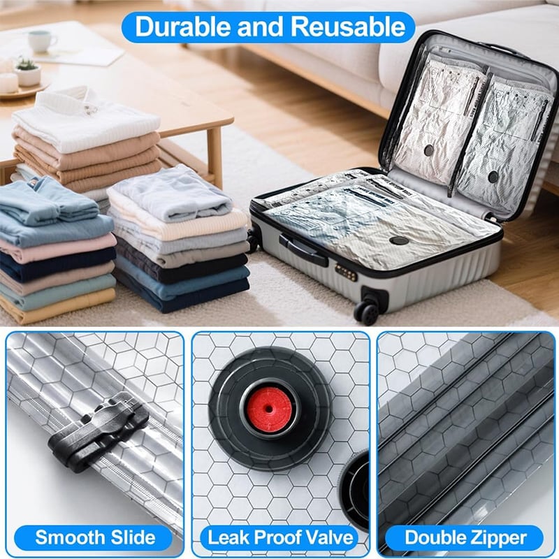 🎁 Mother's Day Sale 49% OFF - Cordless Travel Vacuum Storage Compression Bag Set