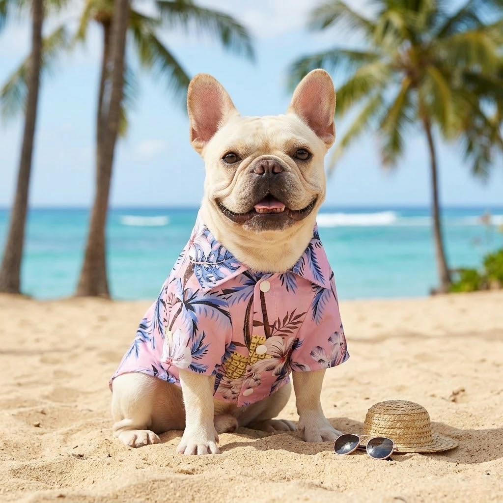 Hawaiian Breeze Tropical Pet Shirt Set