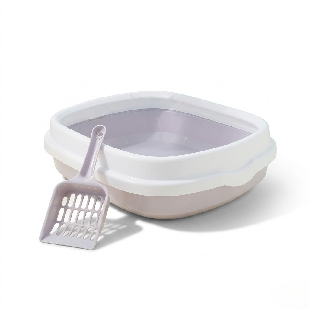 Anti-splash thickened cat litter box